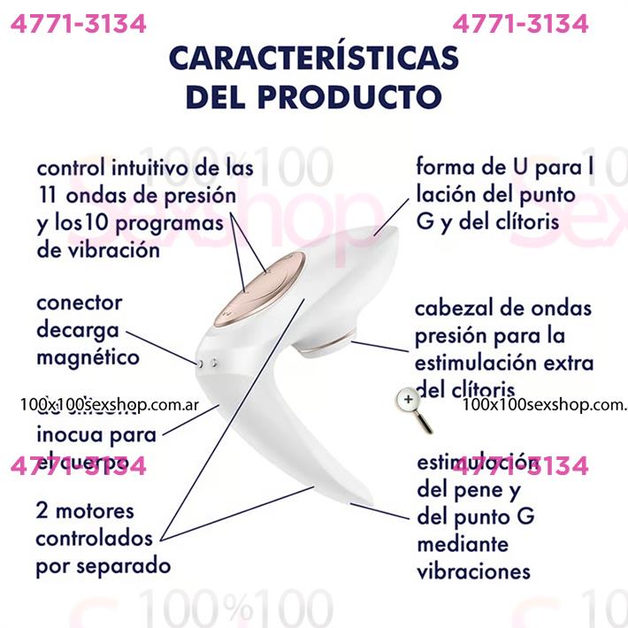 Succionador de clitoris para parejas con carga usb