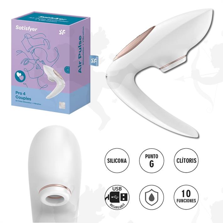 Succionador de clitoris para parejas con carga usb