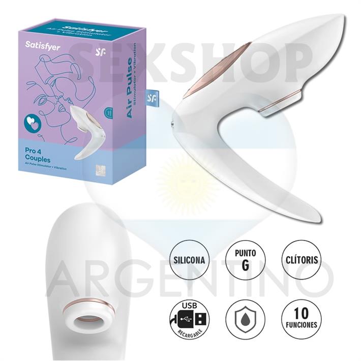 Succionador de clitoris para parejas con carga usb