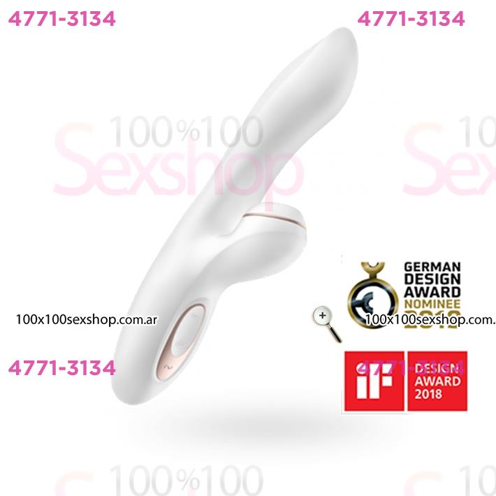 Estimulador de punto G con succionador de clitoris con carga USB