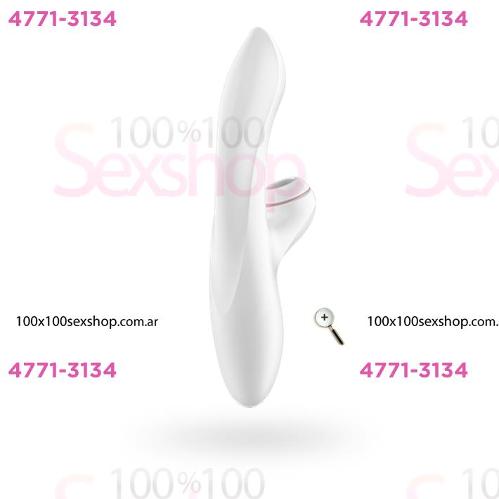 Estimulador de punto G con succionador de clitoris con carga USB