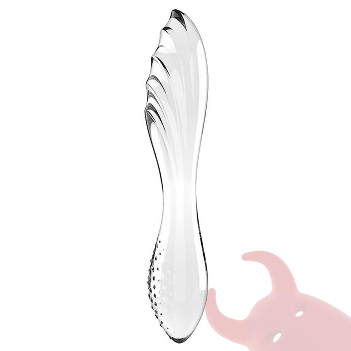 Dazzling Crystal 1 transparent Dildo de cristal solido
