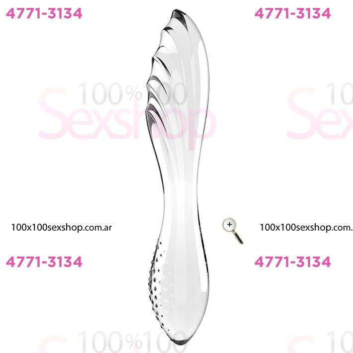 Dazzling Crystal 1 transparent Dildo de cristal solido