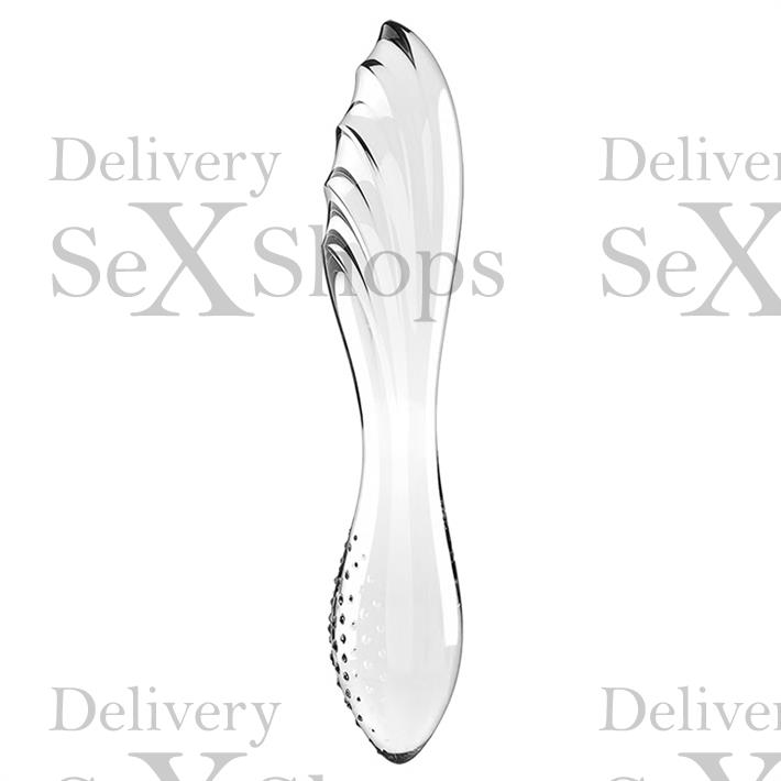Dazzling Crystal 1 transparent Dildo de cristal solido