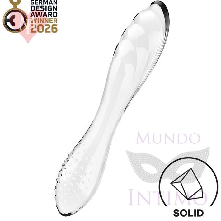 Dazzling Crystal 1 transparent Dildo de cristal solido