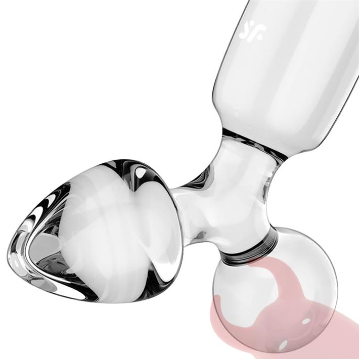 Triple Crystal 1 Dildo y plug de cristal