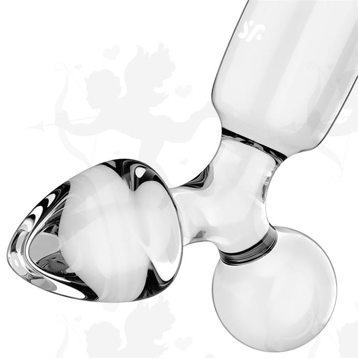 Triple Crystal 1 Dildo y plug de cristal