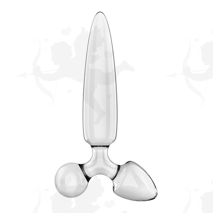 Triple Crystal 1 Dildo y plug de cristal