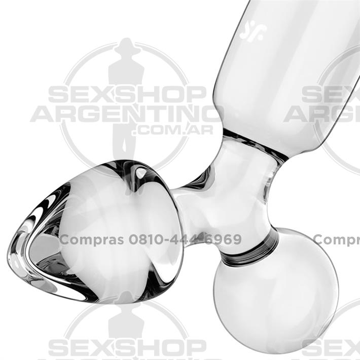 Triple Crystal 1 Dildo y plug de cristal