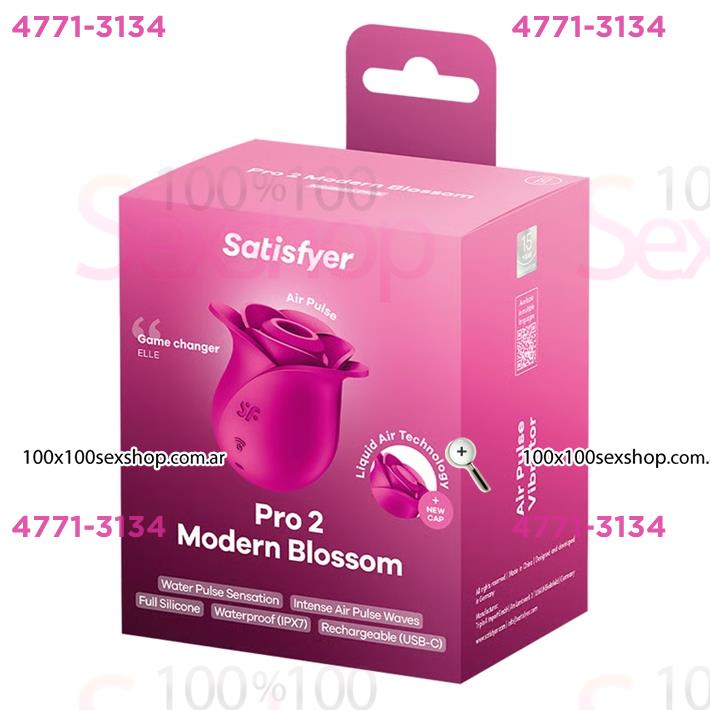 Pro 2 Modern Blossom Succionador con membrana de silicona y carga USB