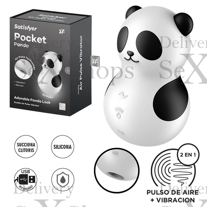Pocket Panda Succionador y vibrador con carga USB Pocket Panda Succionador y vibrador con carga USB