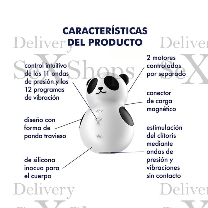 Pocket Panda Succionador y vibrador con carga USB Pocket Panda Succionador y vibrador con carga USB