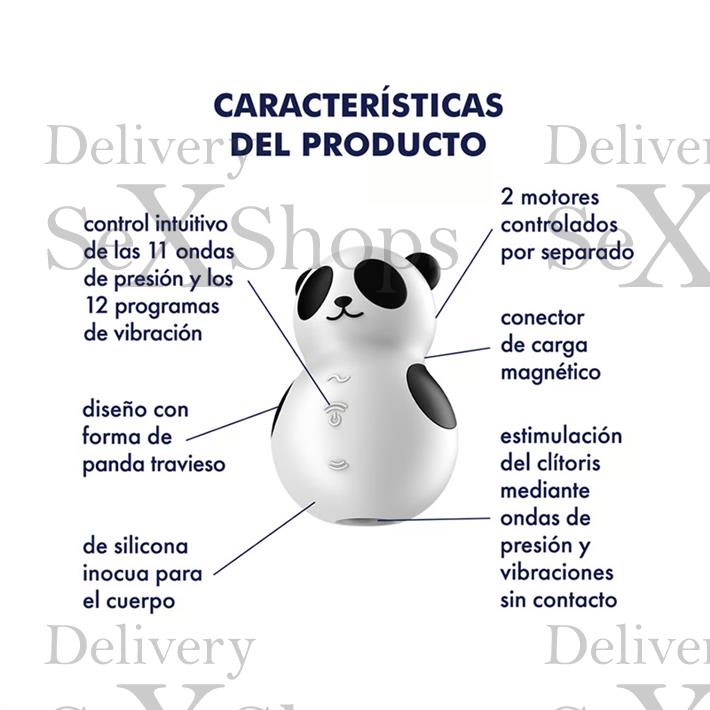 Pocket Panda Succionador y vibrador con carga USB Pocket Panda Succionador y vibrador con carga USB