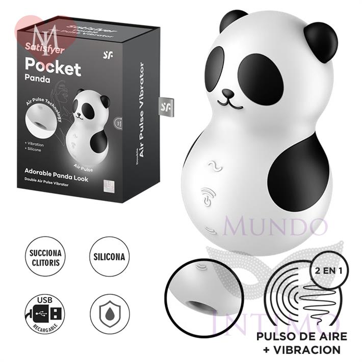 Pocket Panda Succionador y vibrador con carga USB