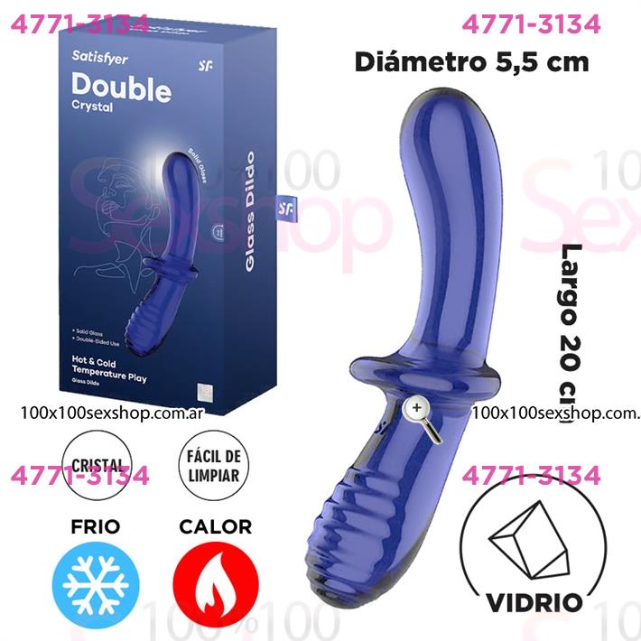 Cód: CA SS-SA-5931 - Double Crystal estimulador de vidrio - $ 64000