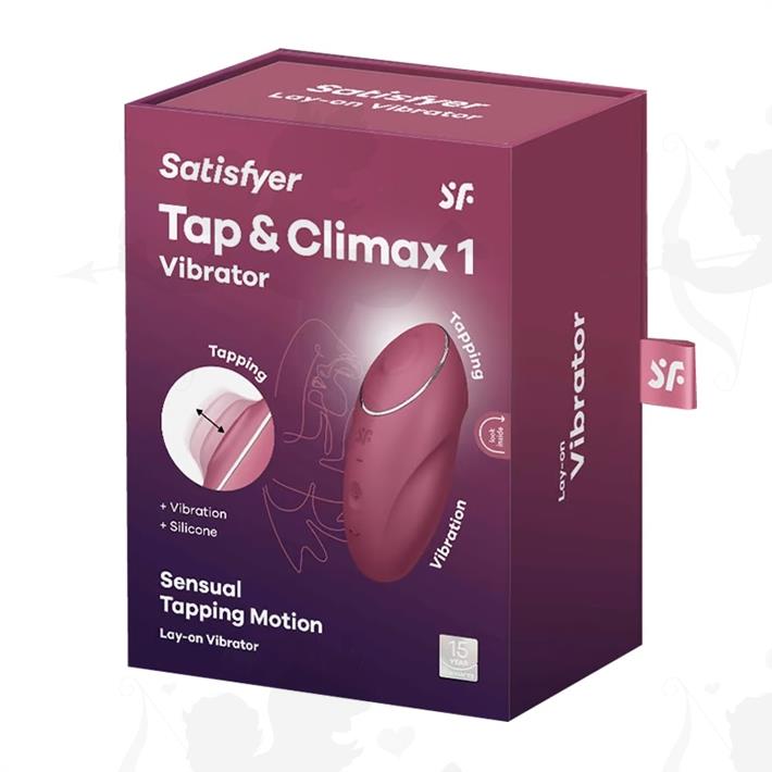 Tap & Climax 1 Vibrador con 2 motores y funciones de toques con carga USB