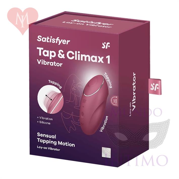 Tap & Climax 1 Vibrador con 2 motores y funciones de toques con carga USB