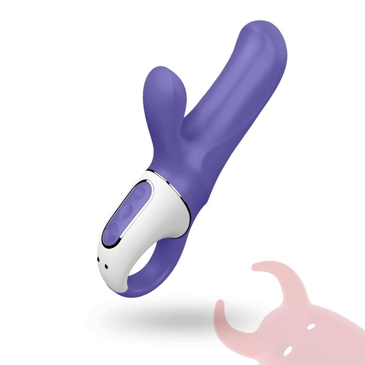 Vibrador estimulador de clitoris con 2 motores y 12 intensidades