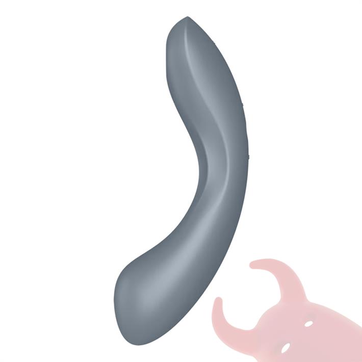 Curvy Trinity 1 Estimulacion clitorial mediante ondas de presion y de punto G mediante vibracion