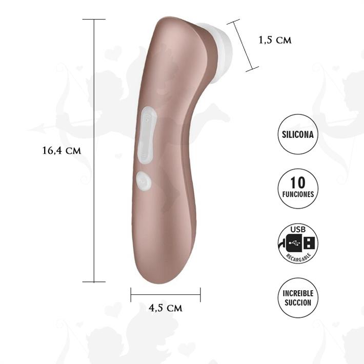 Cód: SS-SA-6525 - Satisfyer Pro 2 + Vibrador y Succionador de clitoris con carga USB - $ 12150