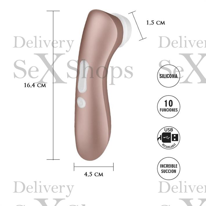  Satisfyer Pro 2 + Vibrador y Succionador de clitoris con carga USB 