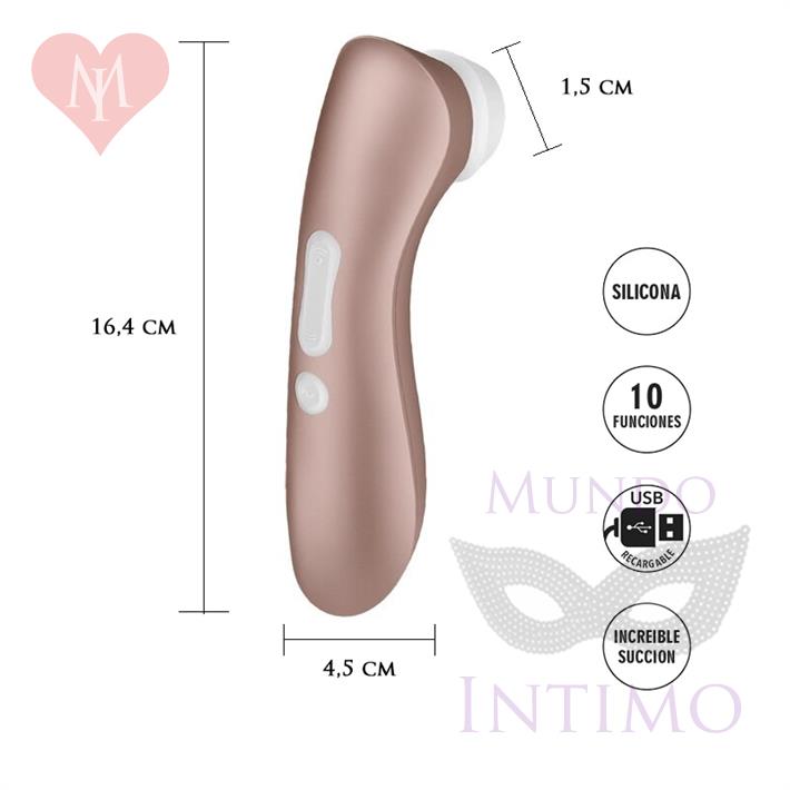  Satisfyer Pro 2 + Vibrador y Succionador de clitoris con carga USB 