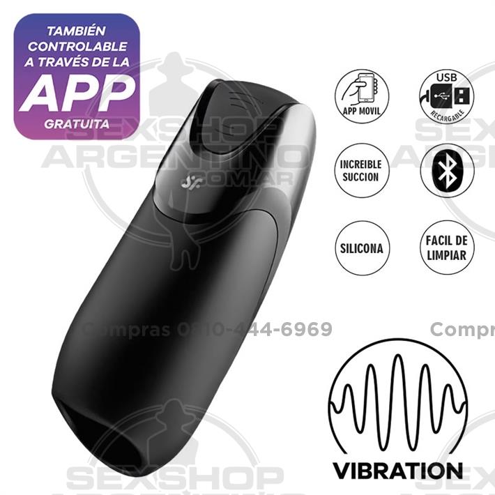  - Men Vibration Masturbador con carga USB y control Via App