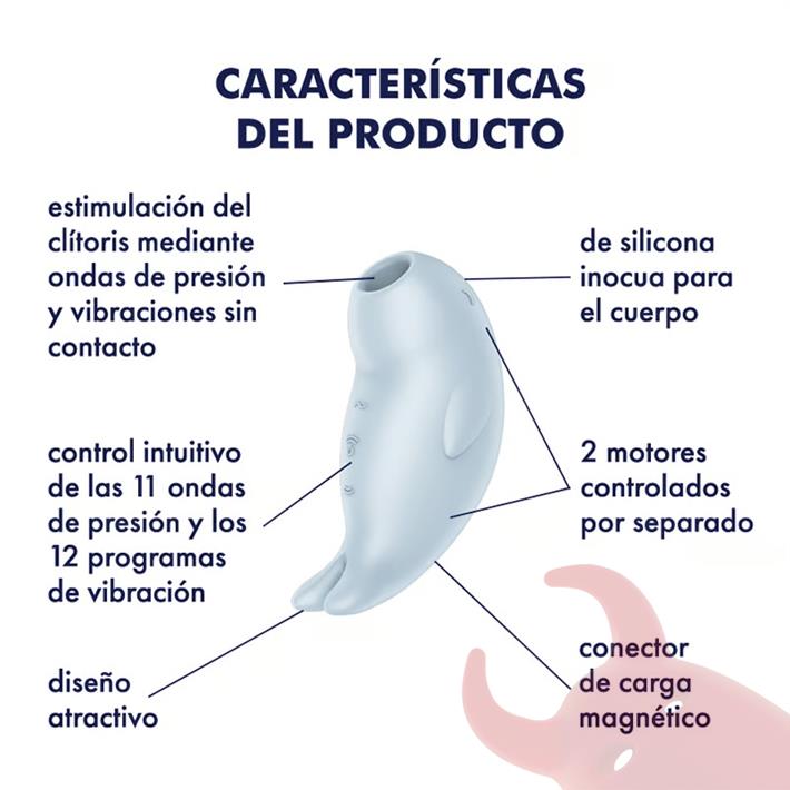 Seal you soon Succionador con forma de animal