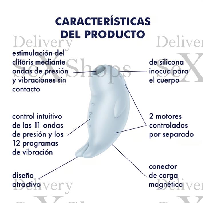 Seal you soon Succionador con forma de animal