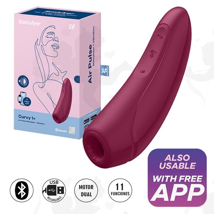 Cód: SS-SA-7496 - Curvy 1+ Succionador de clitoris con control Bluetooth - $ 12900