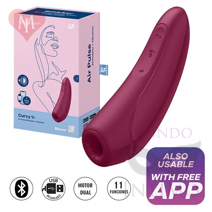  Curvy 1+ Succionador de clitoris con control Bluetooth 