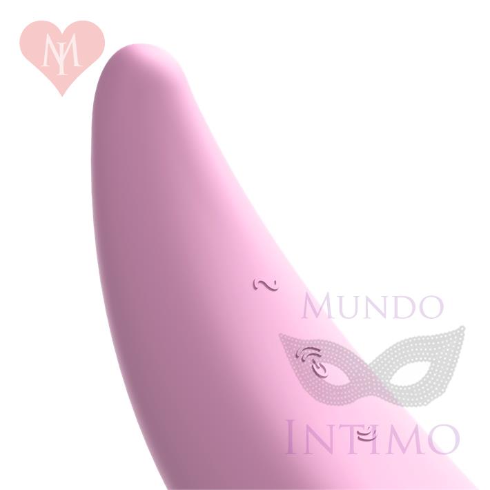 Curvy 3+ pink Succionador de clitoris con control Bluetooth