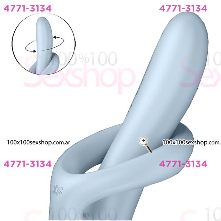 Heat Flex 4 - Vibrador con efecto calor y Flexible ademas con 4 Motores