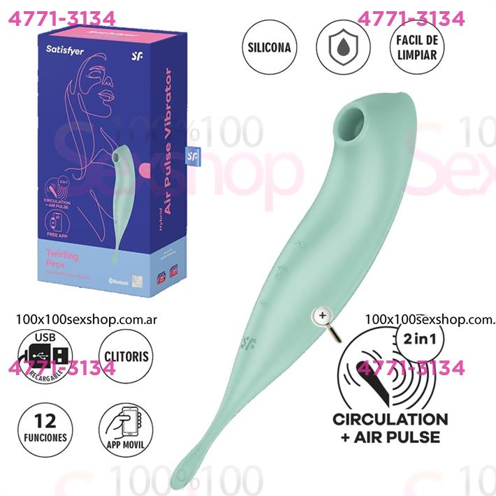 Twirling Pro+ Succionador y vibrador con aplicación