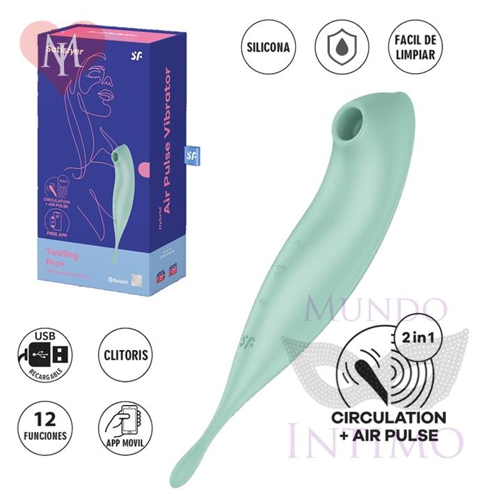  Twirling Pro+ Succionador y vibrador con aplicación 