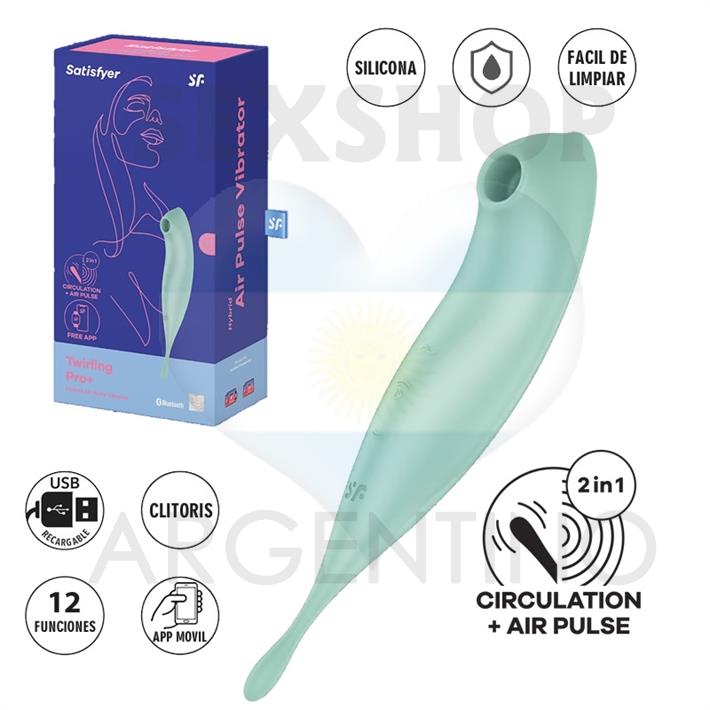 Twirling Pro+ Succionador y vibrador con aplicación