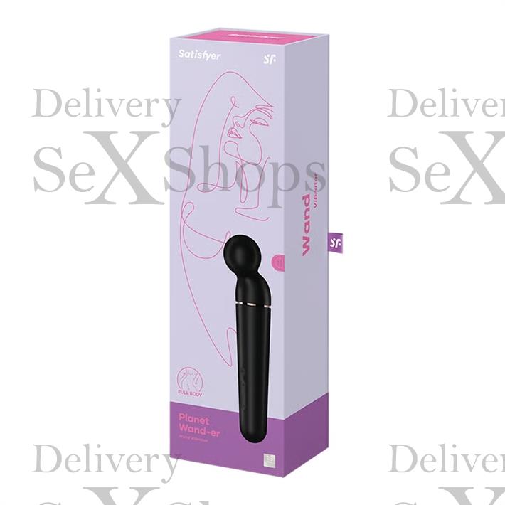 Planet Wand-er black + rosegold  Vibrador potente con mas de 60 modos de vibracion