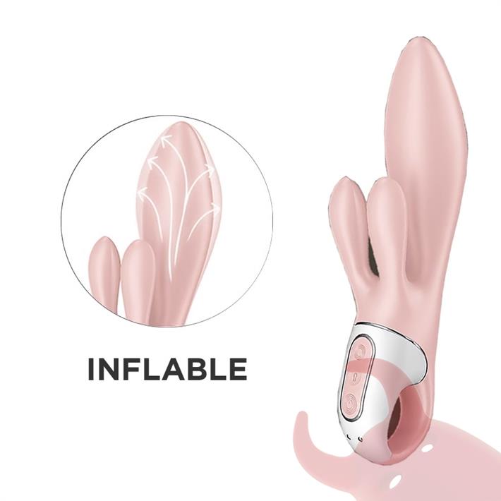 Air Pump Bunny 3: Vibrador Inflable con Estimulación Dual para Punto G y Clítoris