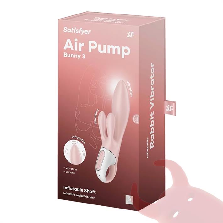 Air Pump Bunny 3: Vibrador Inflable con Estimulación Dual para Punto G y Clítoris