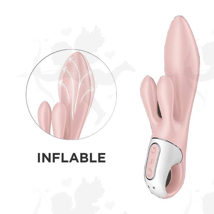Air Pump Bunny 3: Vibrador Inflable con Estimulación Dual para Punto G y Clítoris