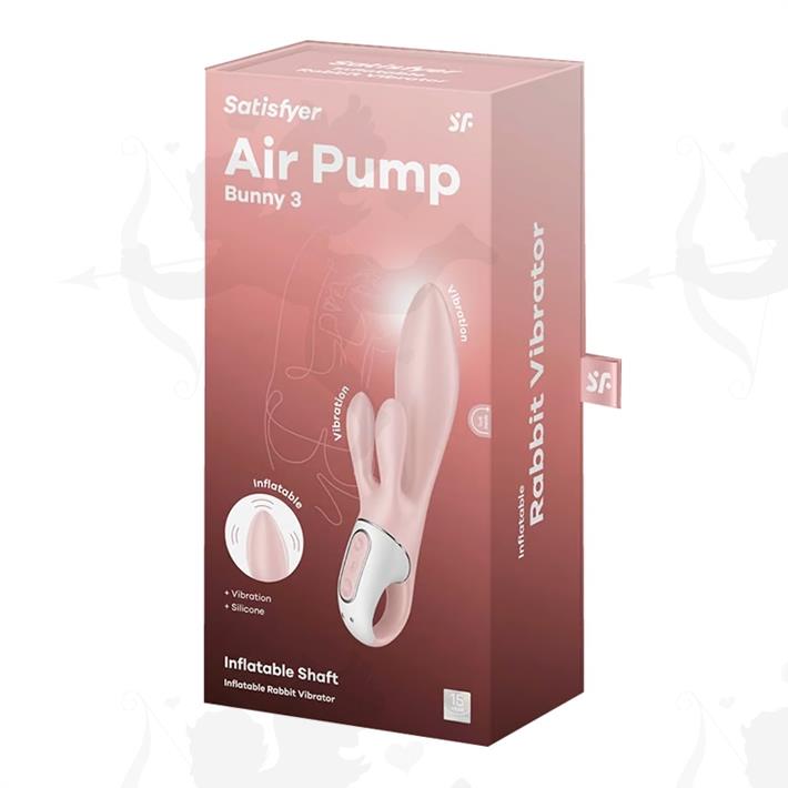 Air Pump Bunny 3: Vibrador Inflable con Estimulación Dual para Punto G y Clítoris