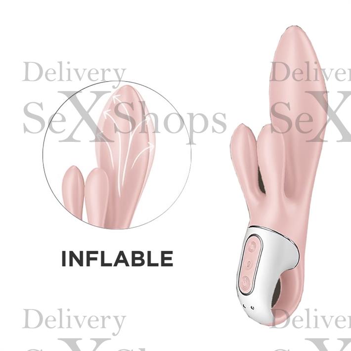 Air Pump Bunny 3: Vibrador Inflable con Estimulación Dual para Punto G y Clítoris