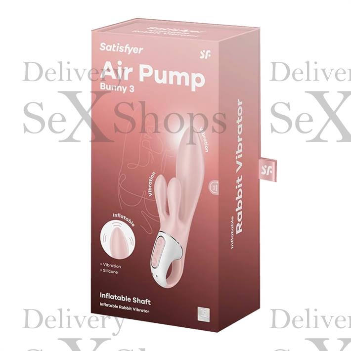 Air Pump Bunny 3: Vibrador Inflable con Estimulación Dual para Punto G y Clítoris
