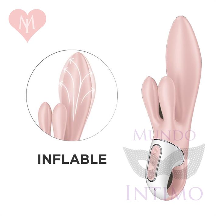 Air Pump Bunny 3: Vibrador Inflable con Estimulación Dual para Punto G y Clítoris
