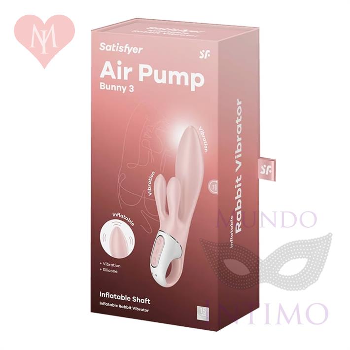 Air Pump Bunny 3: Vibrador Inflable con Estimulación Dual para Punto G y Clítoris