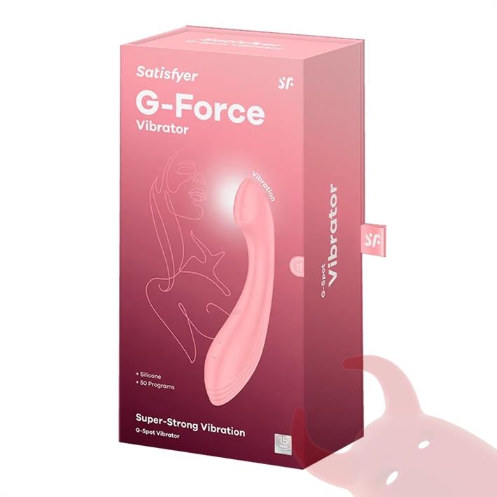 G-Force pink estimulador de punto G con carga USB