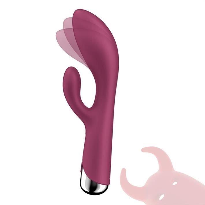 Spinning Rabbit 1 vibrador de punto G y clitoris con rotacion