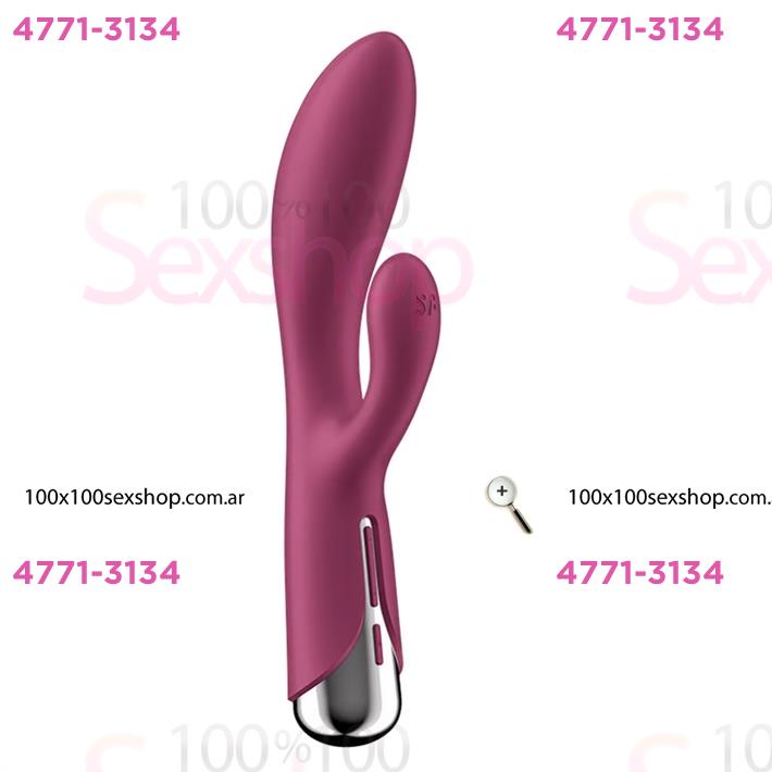 Spinning Rabbit 1 vibrador de punto G y clitoris con rotacion