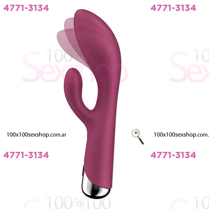 Spinning Rabbit 1 vibrador de punto G y clitoris con rotacion