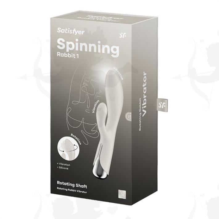 Spinning Rabbit 1 beige Estimulador de punto G con vibracion para el clitoris